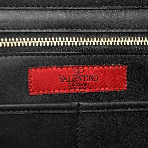 2014 Valentino Garavani rockstud medium tote bag 1917 black - Click Image to Close
